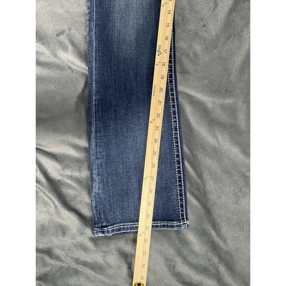 women’s express jeans sz 4R short low rise bootcut - Picture 7 of 14